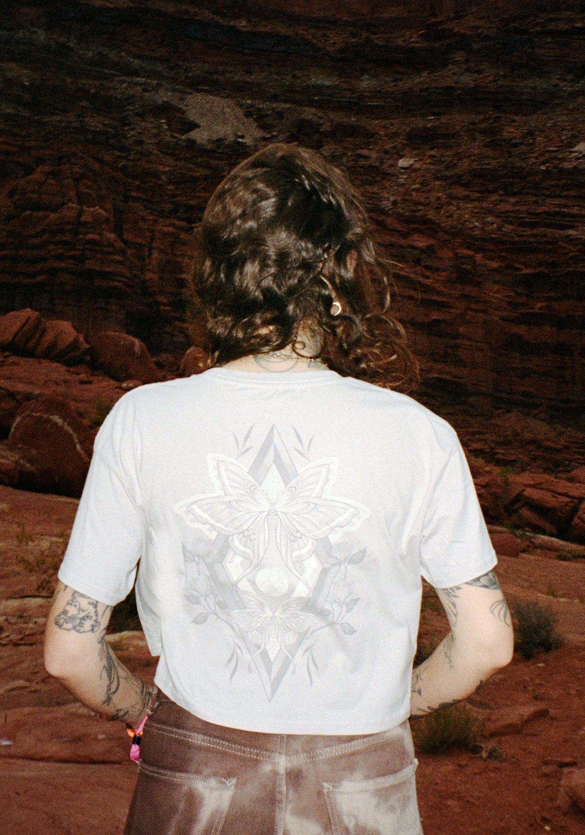 Alex Moon Remix Crop Shirt