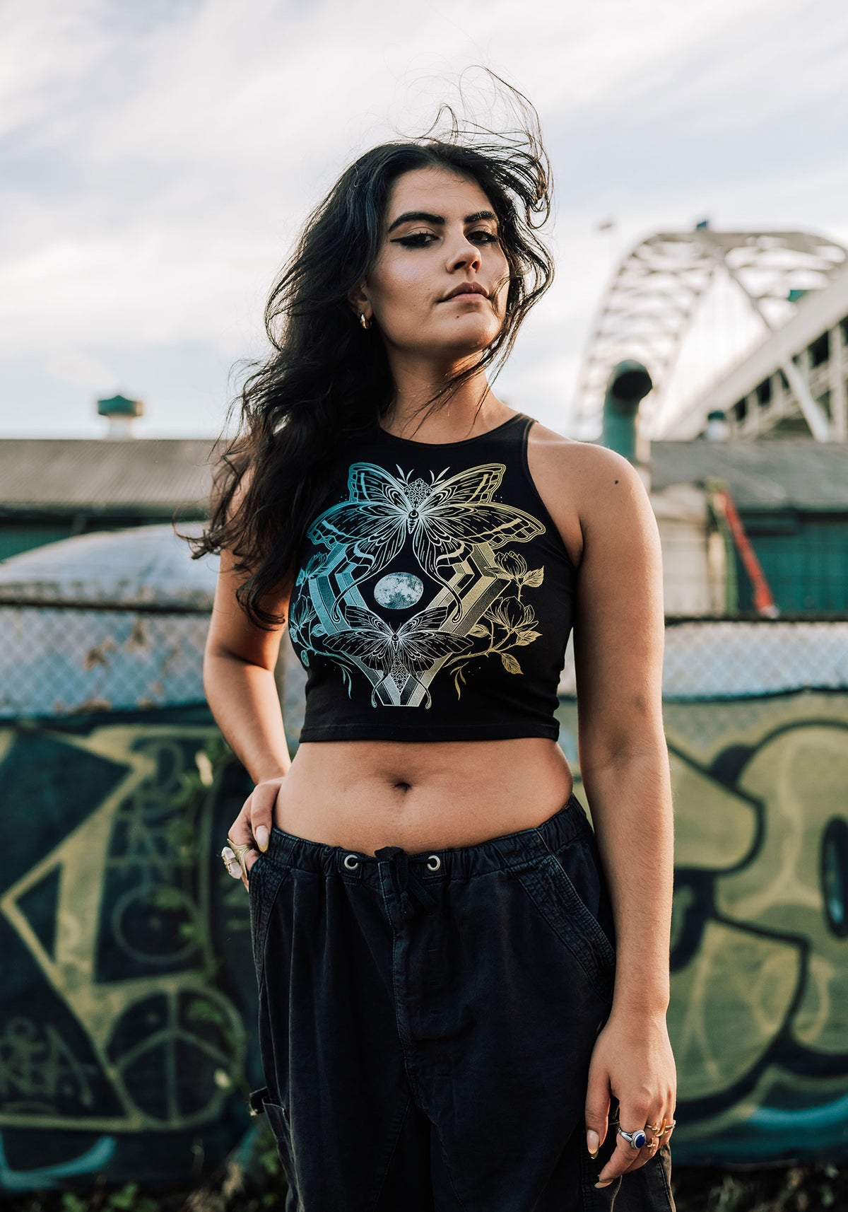 Alex Moon Remix Crop Top