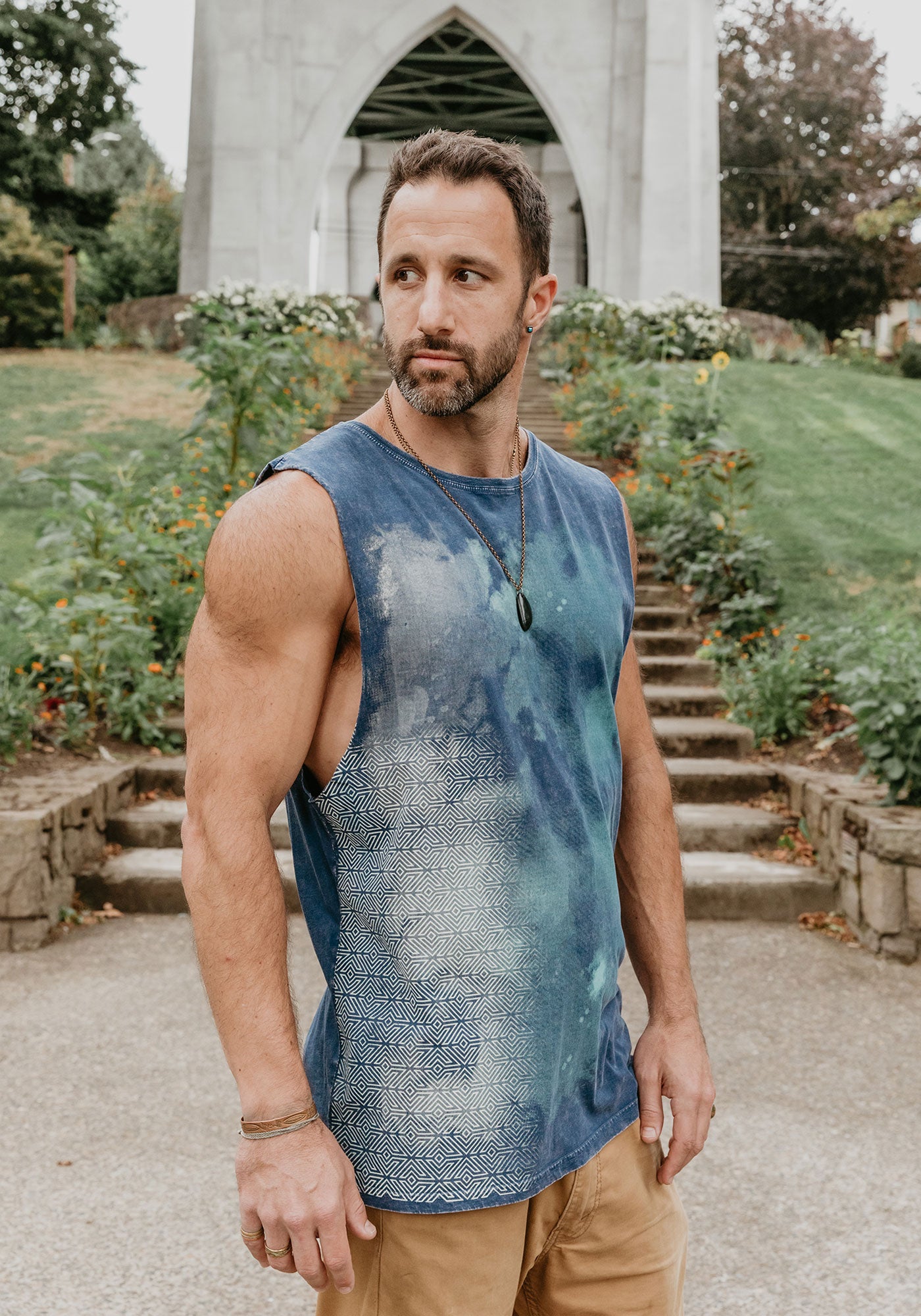 Muscle Sleeveless Shirt Summer Men's Spandex Gym Muscle TaTopTee