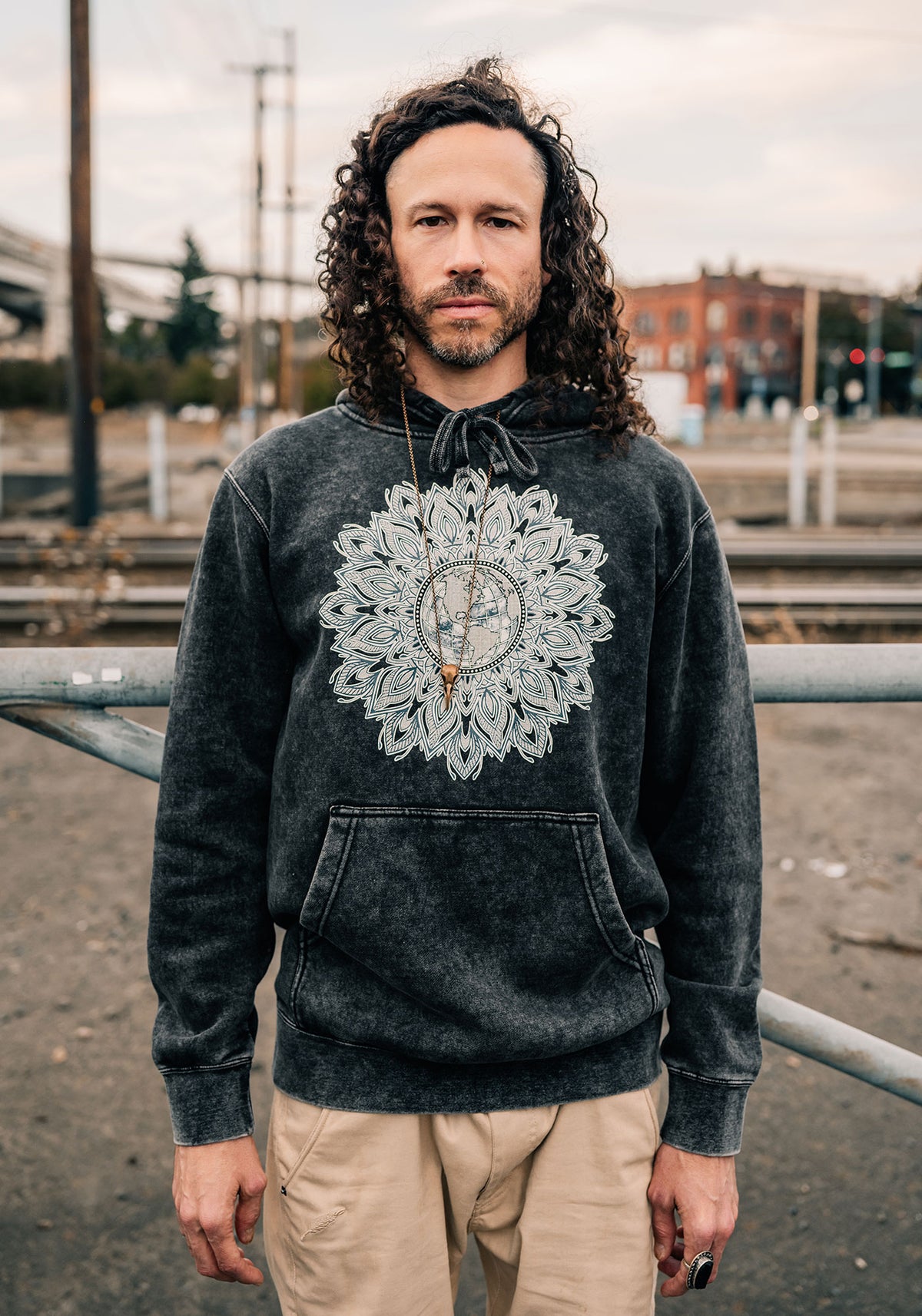 One Earth Mineral Wash Hoodie
