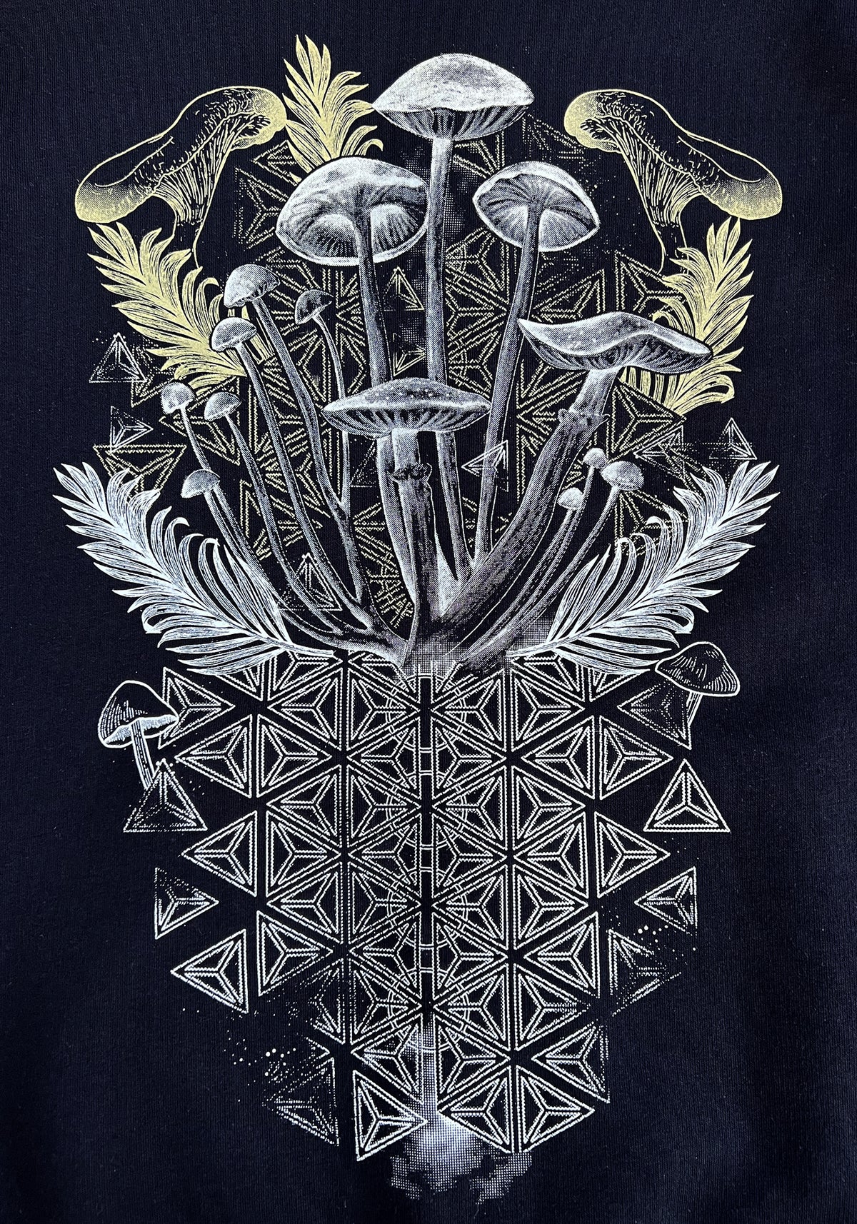 Mycelial Bloom Zip-up Hoodie