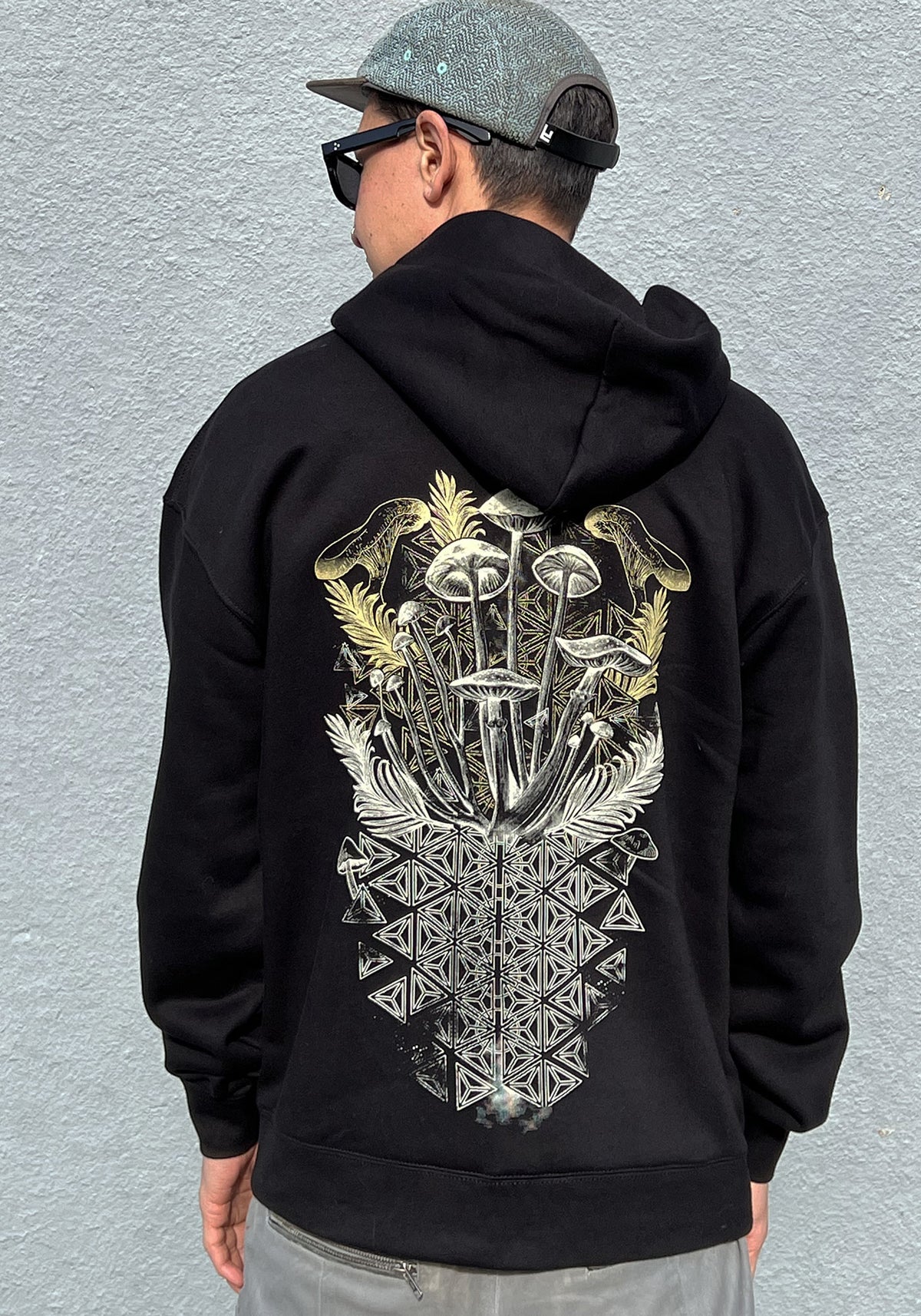 Mycelial Bloom Zip-up Hoodie