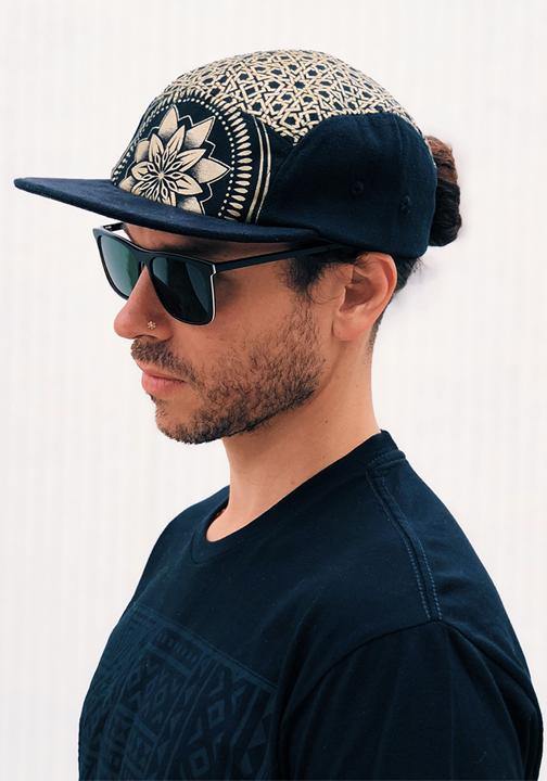 Eternal Series 5 Panel Hat (Gold on Black)