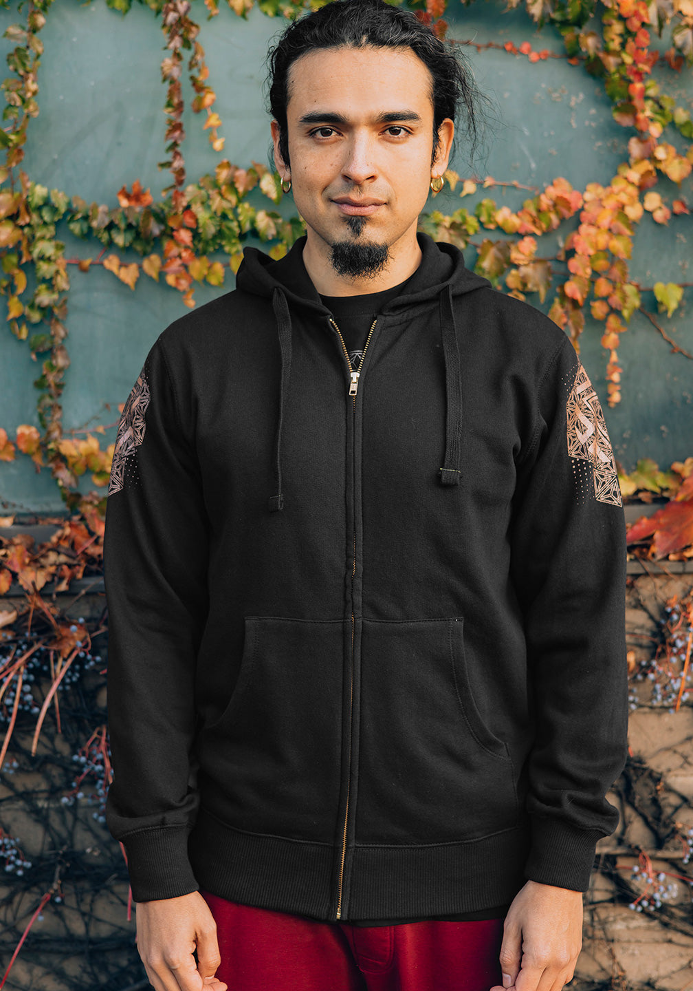 Ascendant Chakra  Cotton Zip-up Hoodie