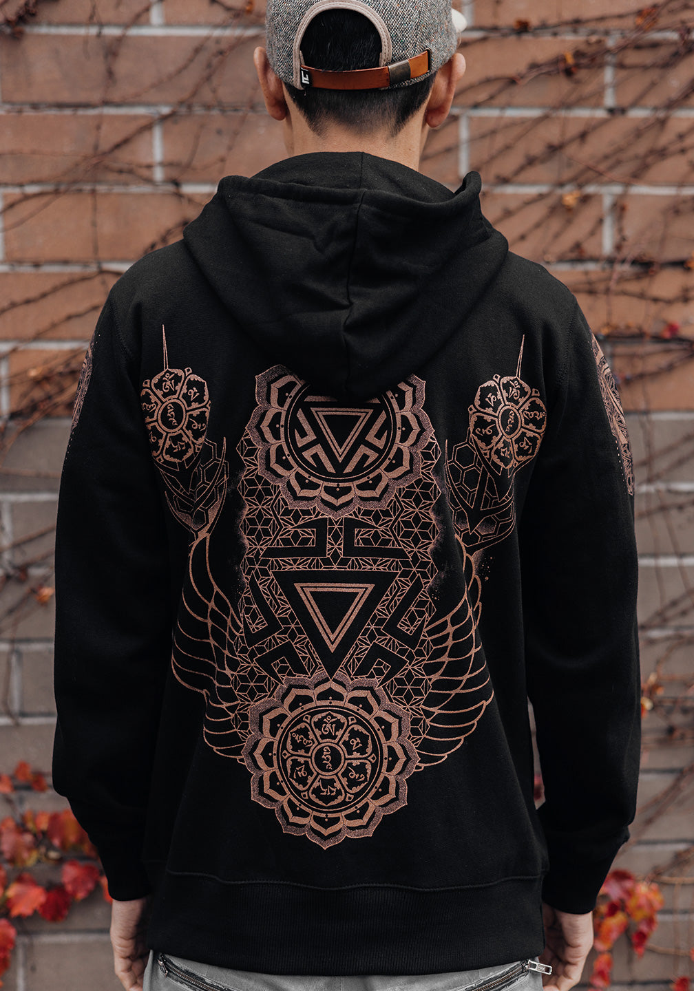 Ascendant Chakra  Cotton Zip-up Hoodie
